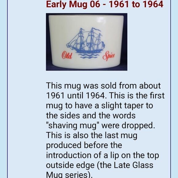 Vintage Old Spice Shaving Mug and Talcum Powder with Vintage Badger Brush - Picture 10 of 12